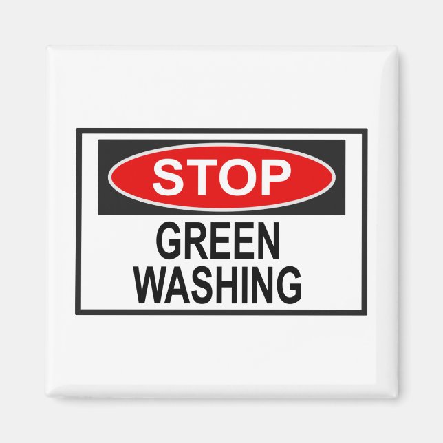 Greenwash-Zeichen beenden (1) Magnet (Vorne)