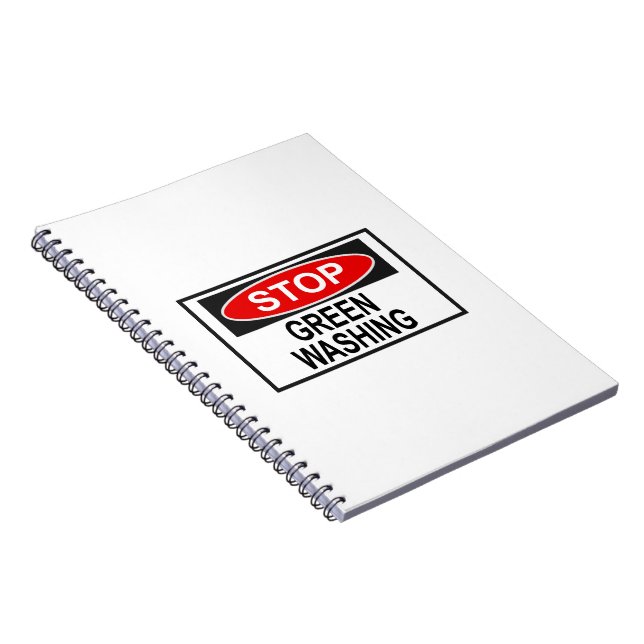 Greenwash-Zeichen beenden (1) Notizblock (Rechte Seite)