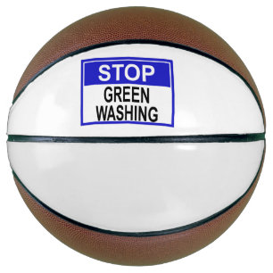 Greenwash-Zeichen beenden Basketball