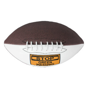 Greenwash-Zeichen beenden Football