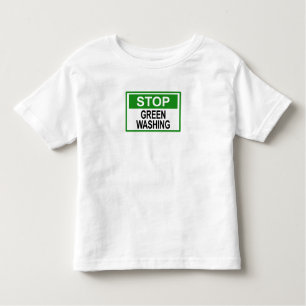 Greenwash-Zeichen beenden Kleinkind T-shirt