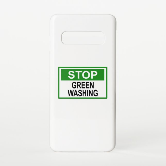 Greenwash-Zeichen beenden Samsung Galaxy Hülle (Rückseite)