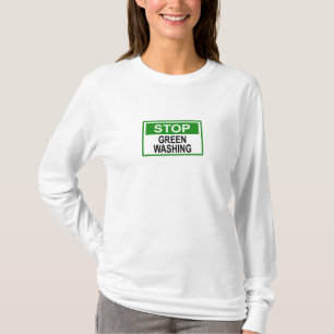 Greenwash-Zeichen beenden T-Shirt
