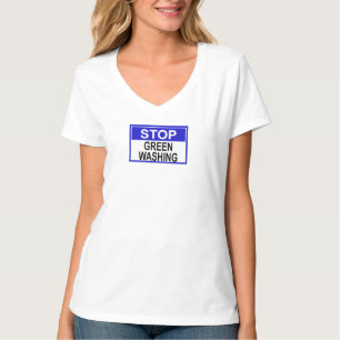 Greenwash-Zeichen beenden T-Shirt