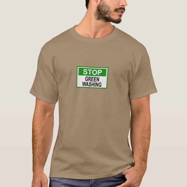 Greenwash-Zeichen beenden T-Shirt (Vorderseite)