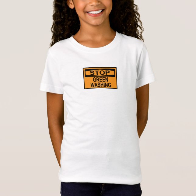 Greenwash-Zeichen beenden T-Shirt (Vorderseite)