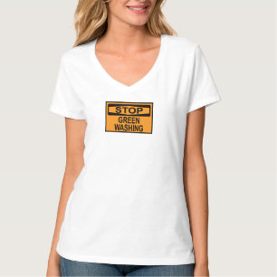 Greenwash-Zeichen beenden T-Shirt