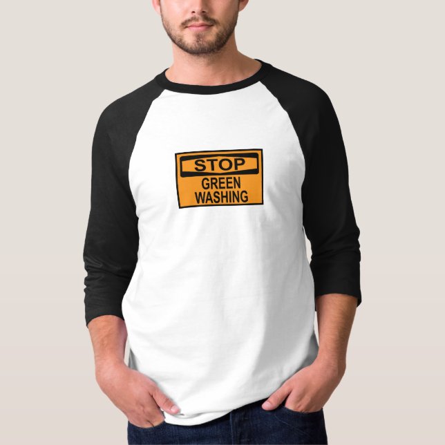 Greenwash-Zeichen beenden T-Shirt (Vorderseite)