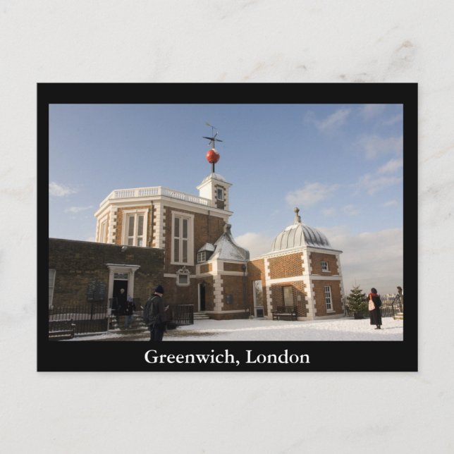 Greenwich, London Postkarte (Vorderseite)
