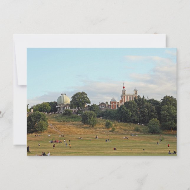 Greenwich Park, London-Karte (Vorderseite)