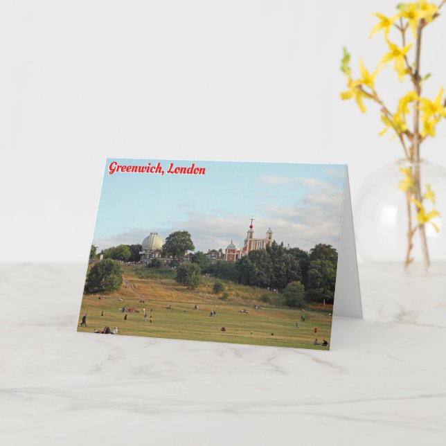 Greenwich Park, London Karte (Gelbe Blume)
