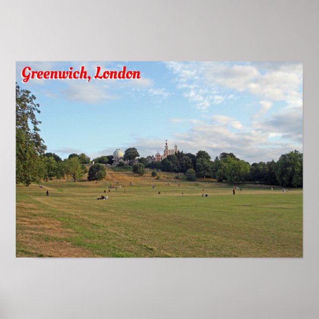 Greenwich Park, London Poster (Vorne)