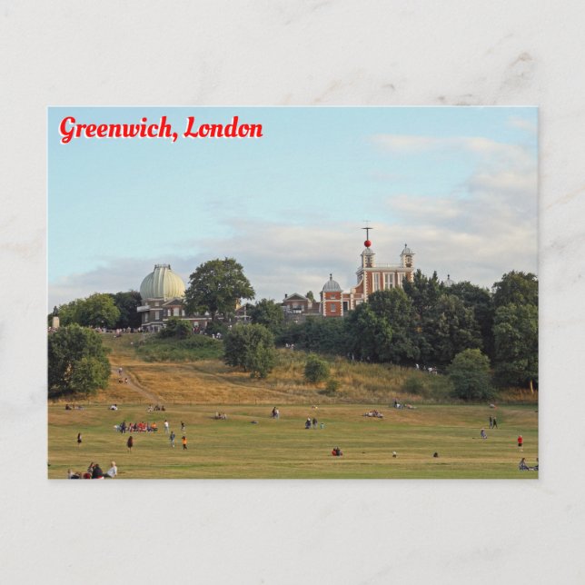 Greenwich Park, London Postkarte (Vorderseite)