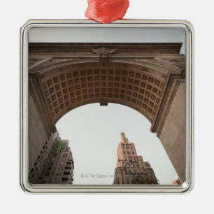 Greenwich Village Silbernes Ornament