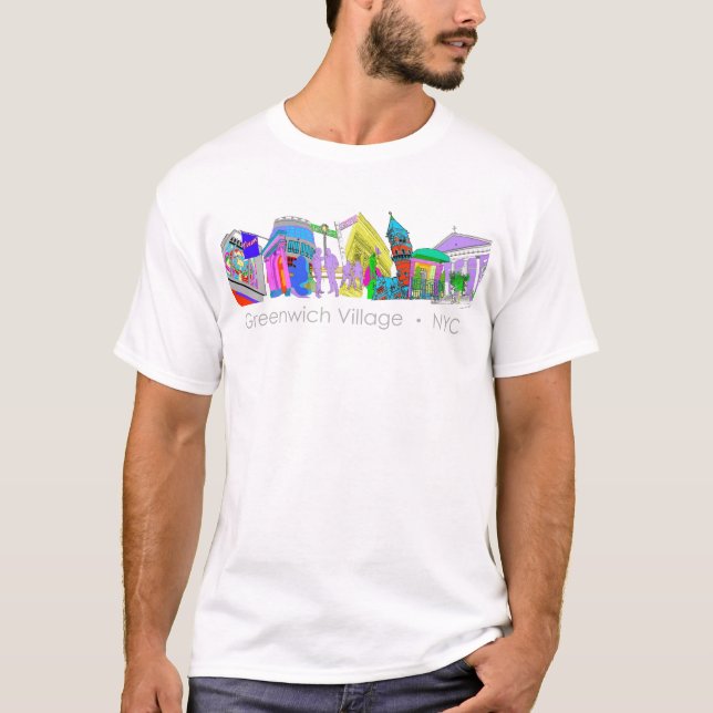 Greenwich- VillageT-Shirt T-Shirt (Vorderseite)