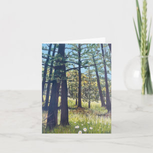 Greer, Arizona; Wandern im Wald Karte