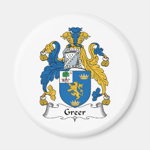 Greer Familienwappen Magnet