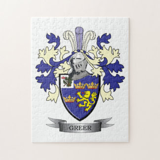 Greer Familienwappen-Wappen Puzzle