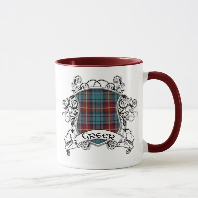 Greer Tartan-Schild Tasse (Rechts)