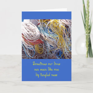 GREETING CARD, FREUNDSCHAFT, KÜMMRE, UNTERSTÜTZUNG KARTE