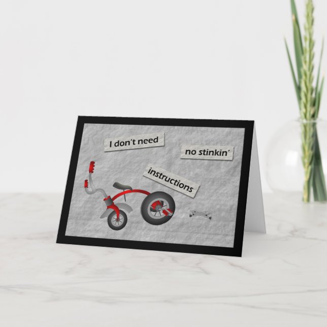 Greeting-Card-Instruktion Karte (Vorderseite)