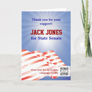 Greeting Card Template Vote Karte