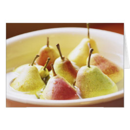 GREETING CARD Waschen Birnen