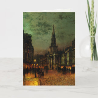 Greetingcard mit John Atkins Grimshaw-Malerei Karte