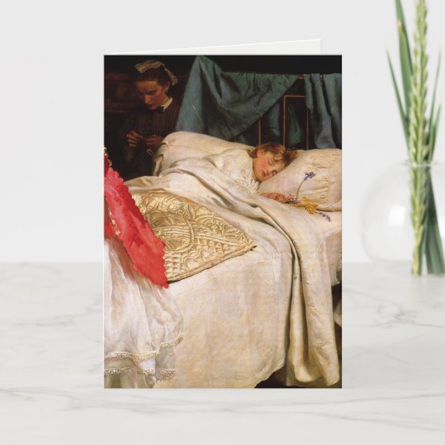 Greetingcard mit John Everett Millais Malerei Karte (Vorderseite)