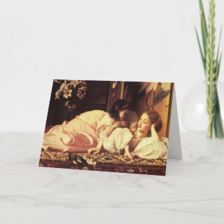 Greetingcard mit Lord Frederick Leighton Painting Karte