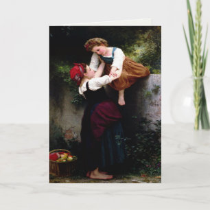 Greetingcard mit William Bouguereau-Malerei Karte