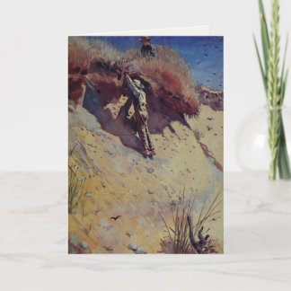 Greetingcard mit Winslow Homer-Malen Karte