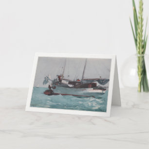 Greetingcard mit Winslow Homer-Malen Karte