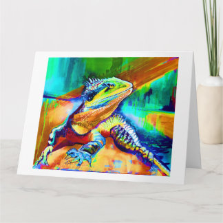 GREETINGKARTE - MALERIERUNG VON WASSERDRAGON KARTE