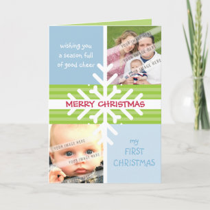 GREETINGKARTE:: Snowflake-Sektion 3 Feiertagskarte