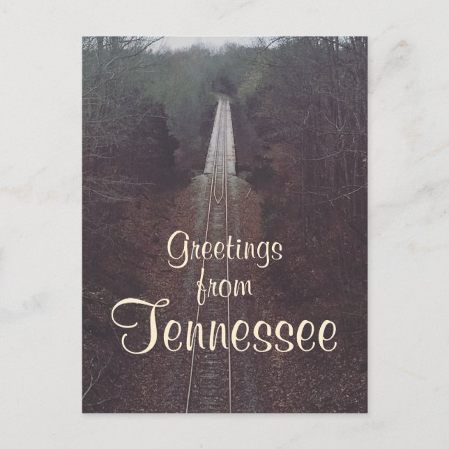 GREETINGS AUS TENNESSEER-Eisenbahnfotografie | Pos Postkarte (Vorderseite)