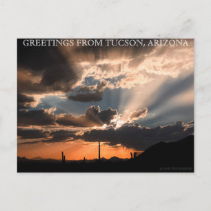 GREETINGS AUS TUCSON, ARIZONA POSTKARTE