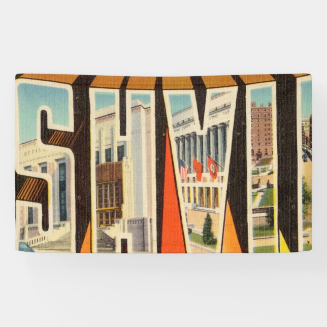 Greetings Fom Nashville Tennessee Banner (Horizontal)