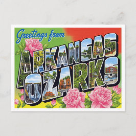 Greetings from Arkansas Ozarks Postkarte