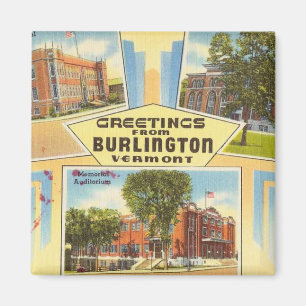 Greetings From Burlington Vermont Magnet