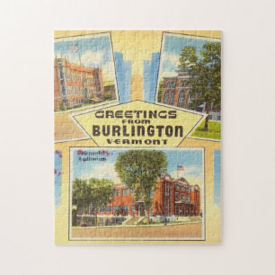 Greetings From Burlington Vermont Puzzle