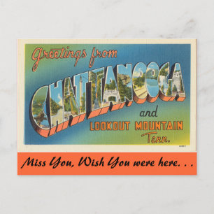Greetings from Chattanooga Postkarte