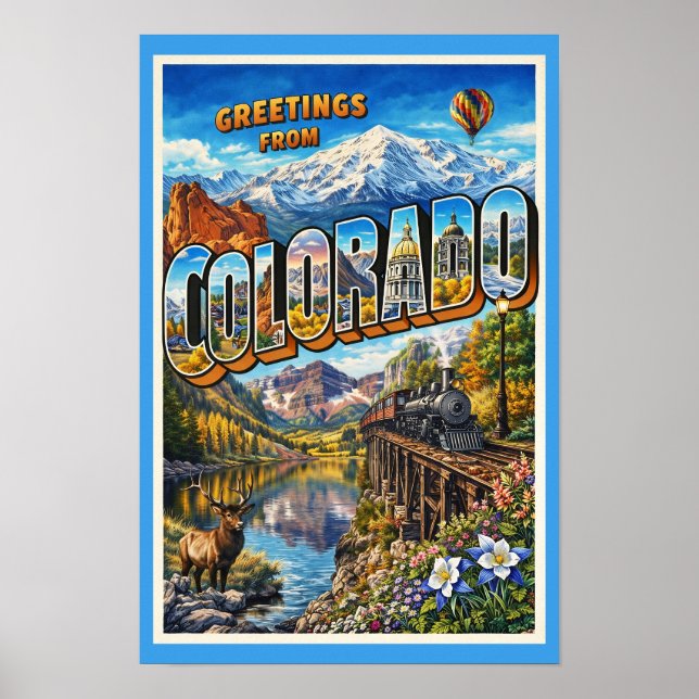 Greetings from Colorado Poster (Vorne)