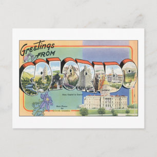 Greetings from Colorado Postkarte