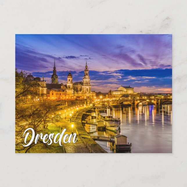 Greetings From Dresden, Germany Postkarte (Vorderseite)