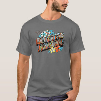 "Greetings From Fhloston Paradise" Postkartenstil T-Shirt
