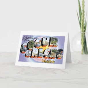 Greetings from Herz d'Alene, Idaho! Karte