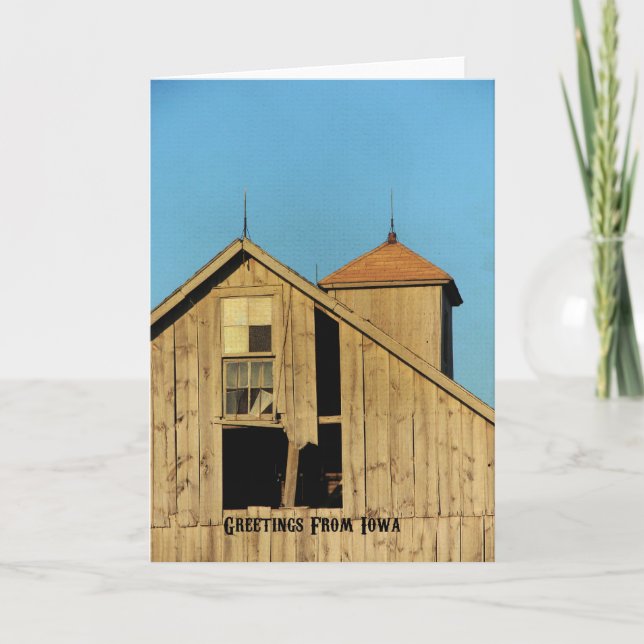 Greetings From Iowa Karte (Vorderseite)