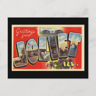 Greetings from Joliet Illinois Postkarte