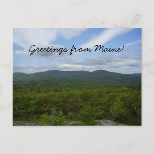 Greetings from Maine Postcard Postkarte